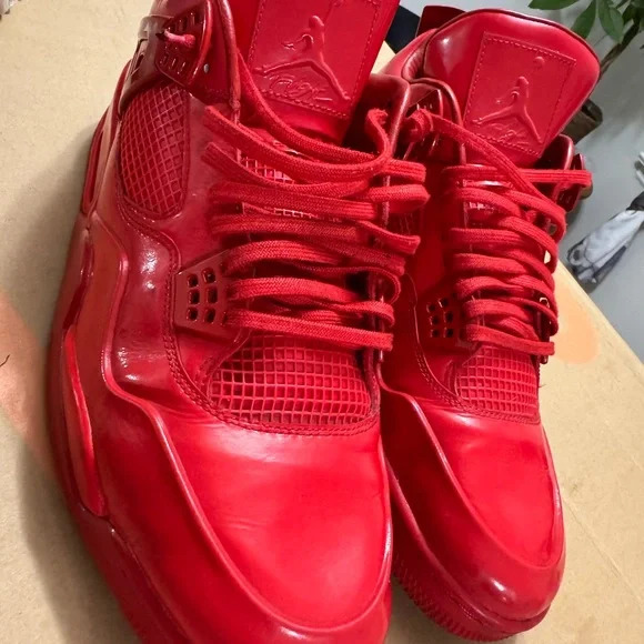 Jordan Men's Bold Red Sneakers - Picture 3 of 12
